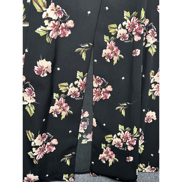 Zara Black Floral Maxi Dress - Picture 14 of 14